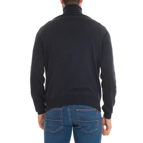 Peuterey Maglia Maglia Uomo a collo alto con logo Blu - Francavilla Moda